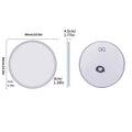 Miroir rond LED anti-buée – écran tactile, Ø 60 ou 80 cm